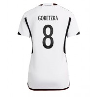 Nemecko Leon Goretzka #8 Domáci Ženy futbalový dres MS 2022 Krátky Rukáv